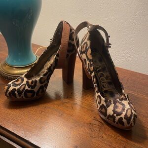 Sam Edelman Leopard Heels